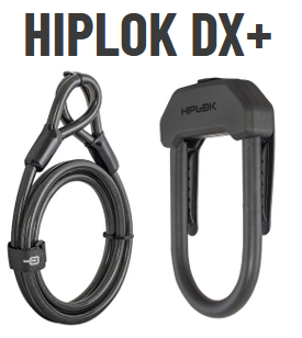 Hiplok DX Plus - All Black With 2m Cable